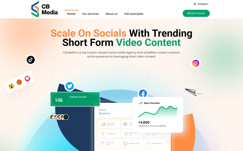 CB Media LTD Homepage