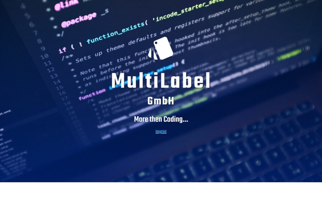 Multilabel GmbH Homepage