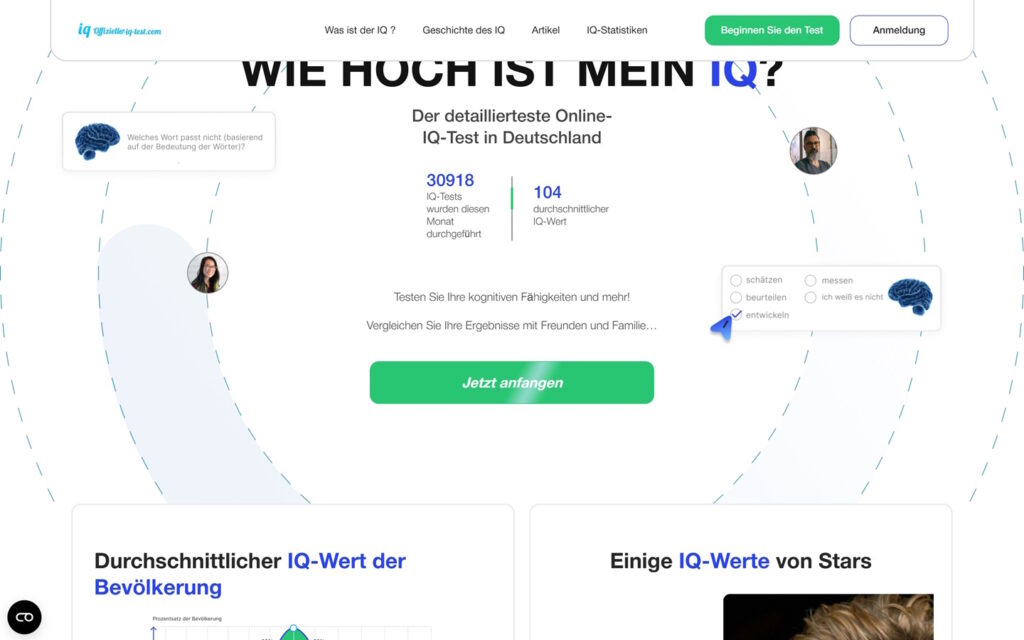 Offizieller IQ Test