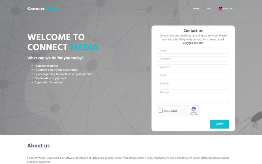 Betreiber Homepage