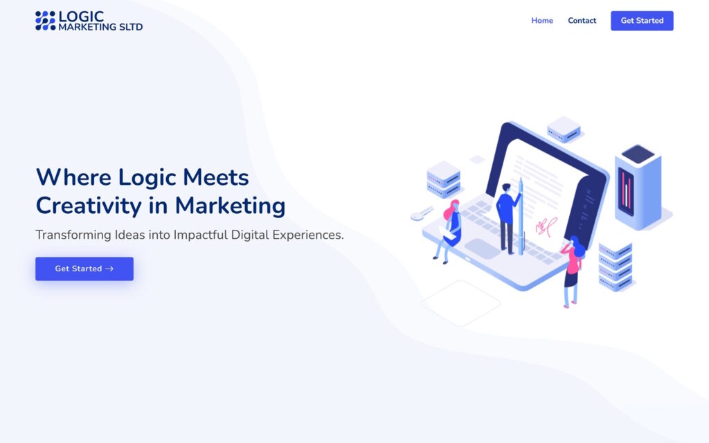 Logic Marketing SLTD Homepage